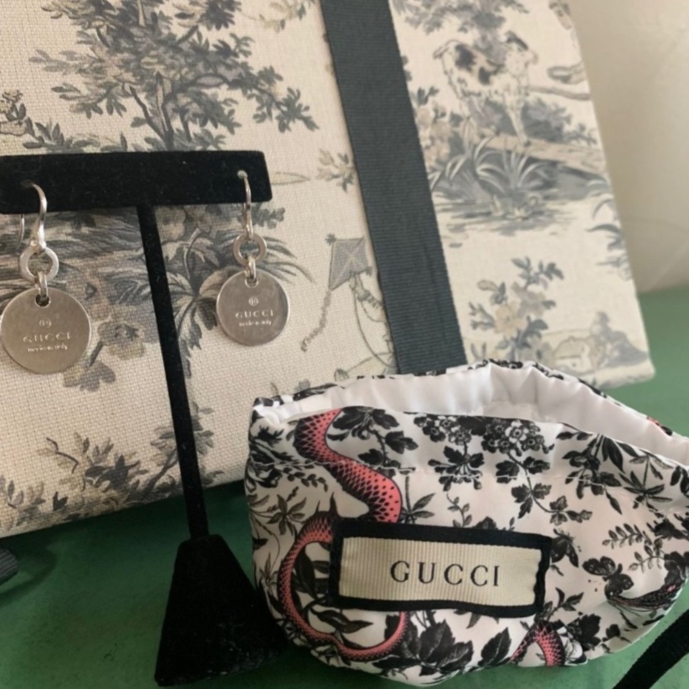 Pair of silver 925 Gucci Earrings! 💥 - Picture 2 of 12
